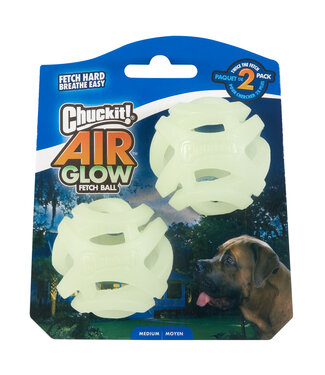 Chuckit! Chuckit! Air Glow Fetch Ball M (2-pack)