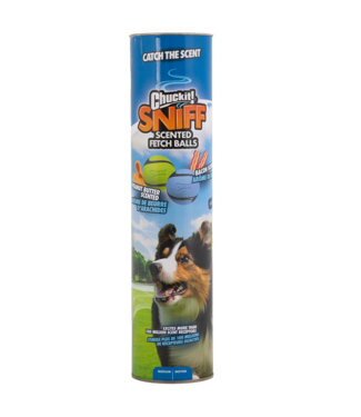 Chuckit! Chuckit! Sniff Fetch Ball Bacon & Peanut Butter M 4-pack