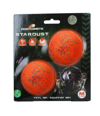 Dog Comets Dog Comets Stardust Oranje M (2-Pack)