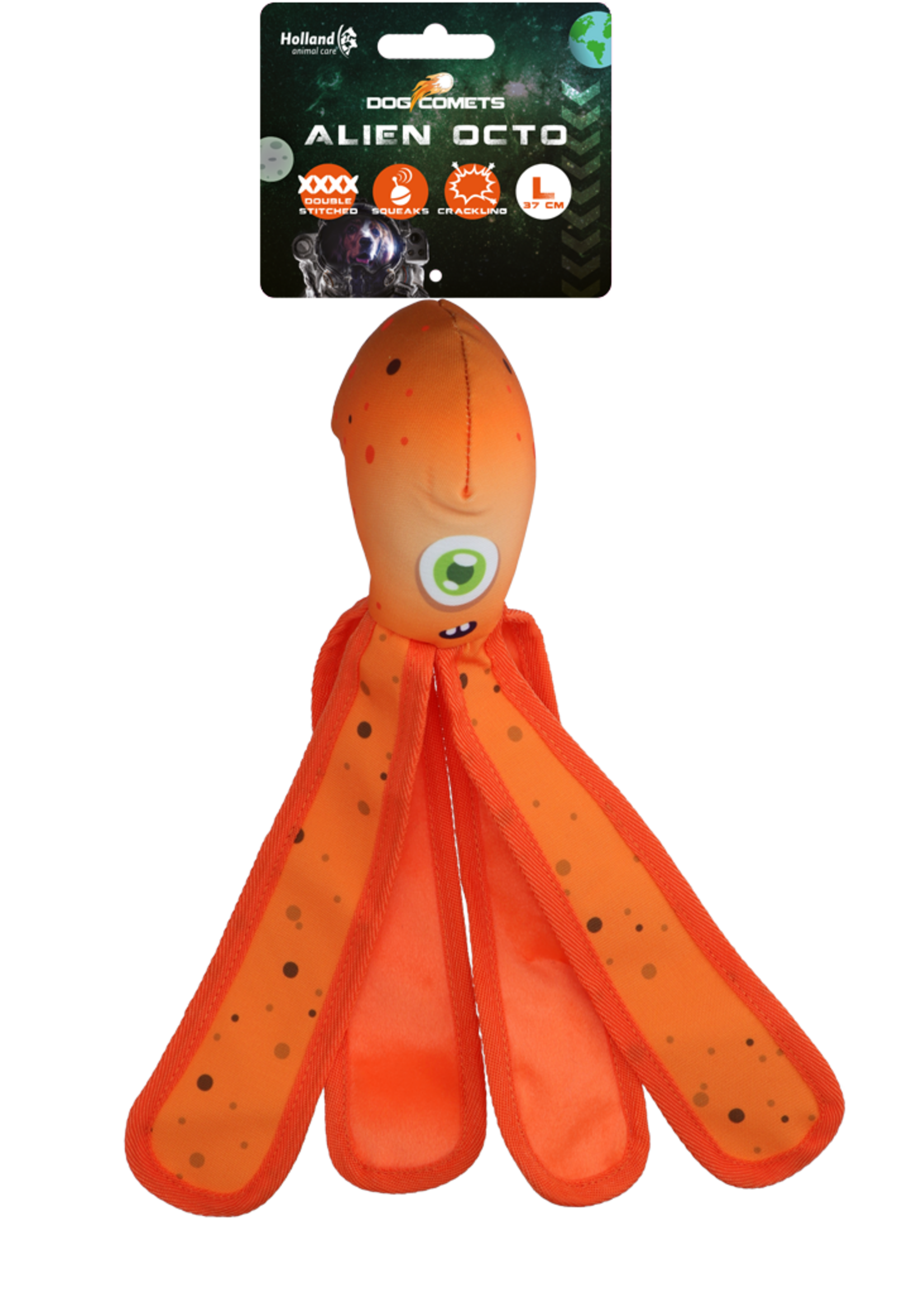 Dog Comets Dog Comets Alien Octo L Oranje