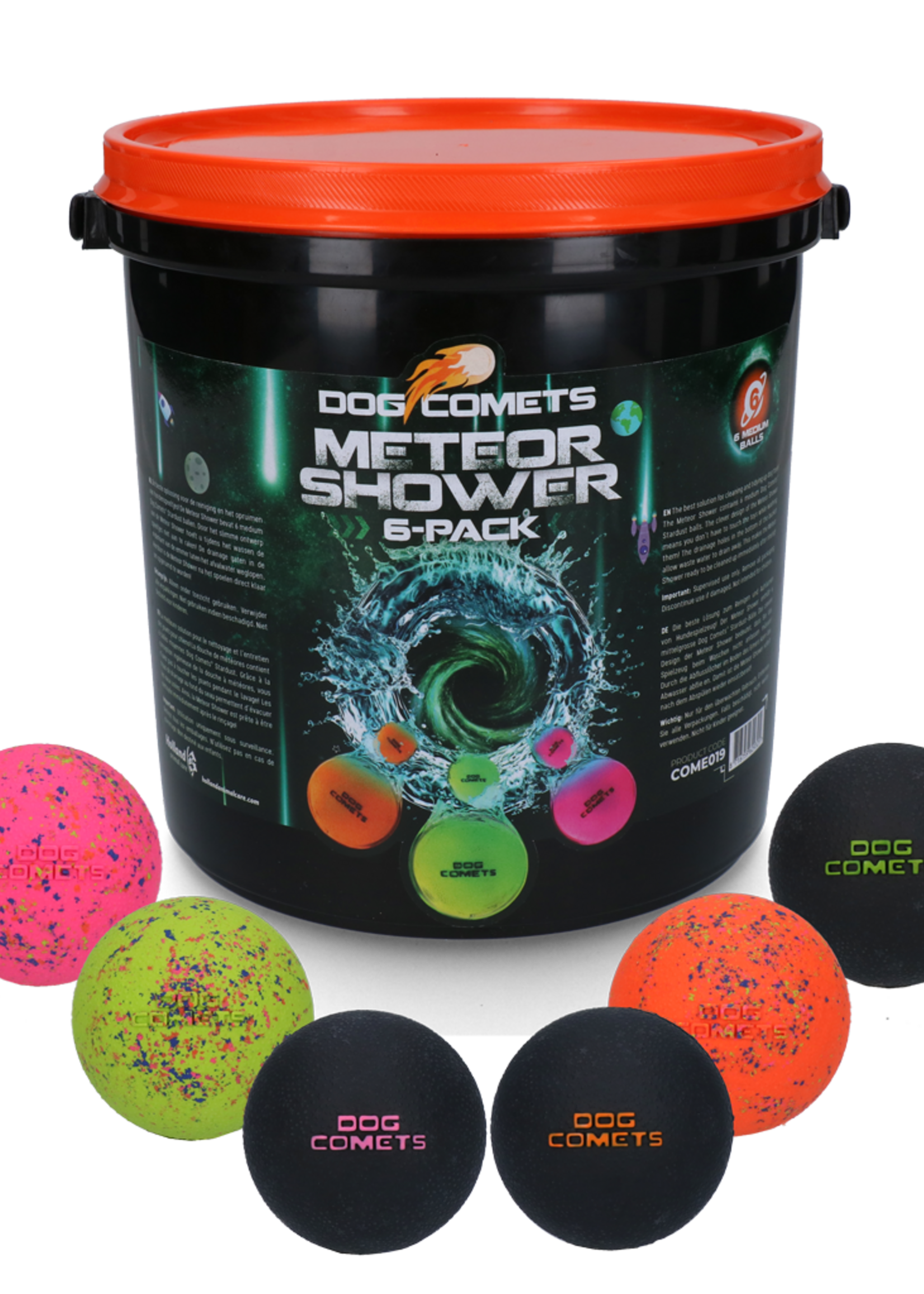 Dog Comets Dog Comets Meteor Shower (Emmer met 6 M Stardust ballen)