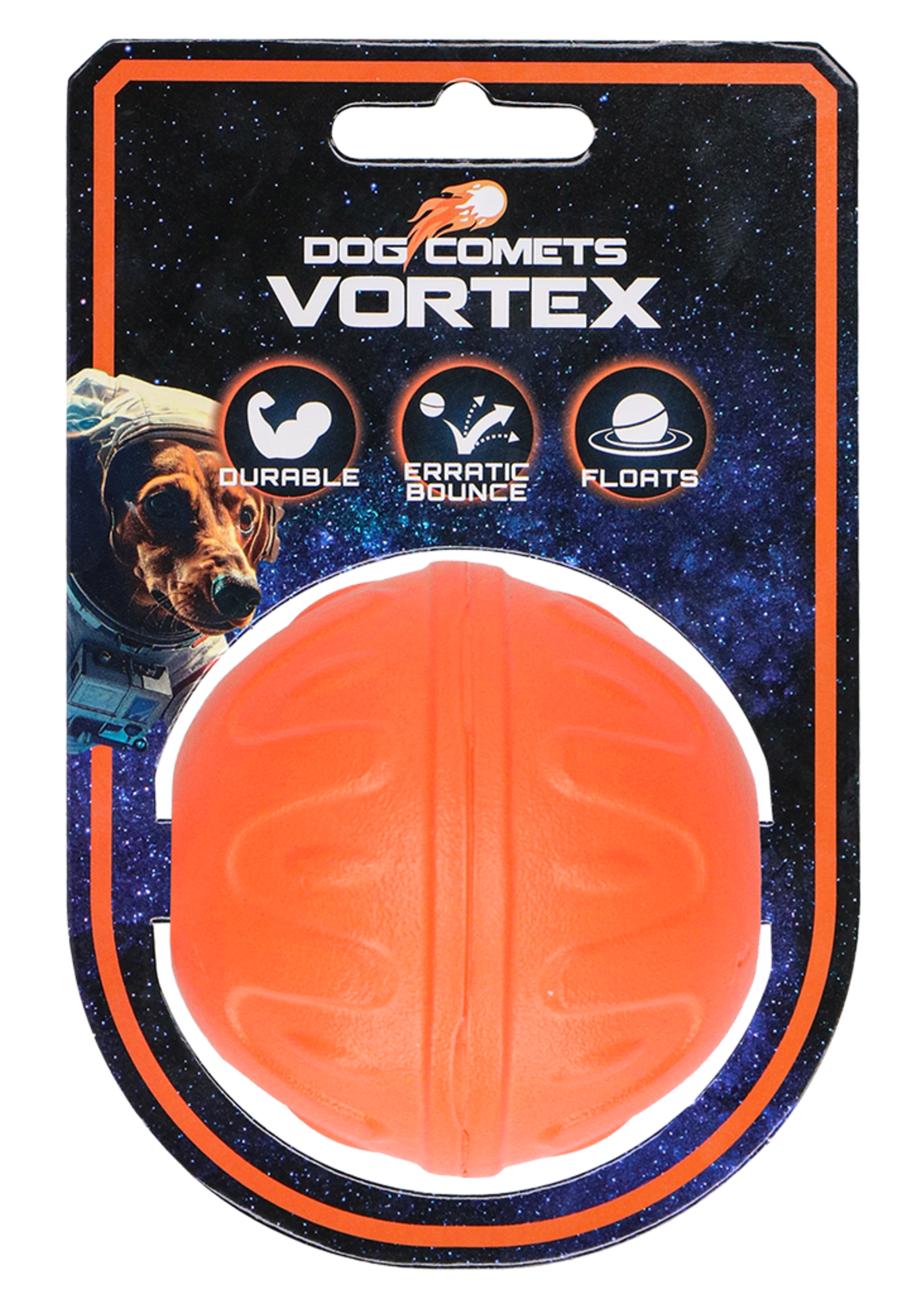 Dog Comets Dog Comets Vortex bal Oranje