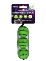 Dog Comets Dog Comets Tennisbal Met Pieper Neutron Star S Groen (3-pack)
