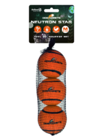 Dog Comets Dog Comets Tennisbal Met Pieper Neutron Star M Oranje (3-pack)