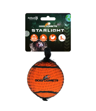 Dog Comets Dog Comets Tennisbal Starlight L Oranje