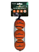 Dog Comets Dog Comets Tennisbal Starlight M Oranje (3-Pack)