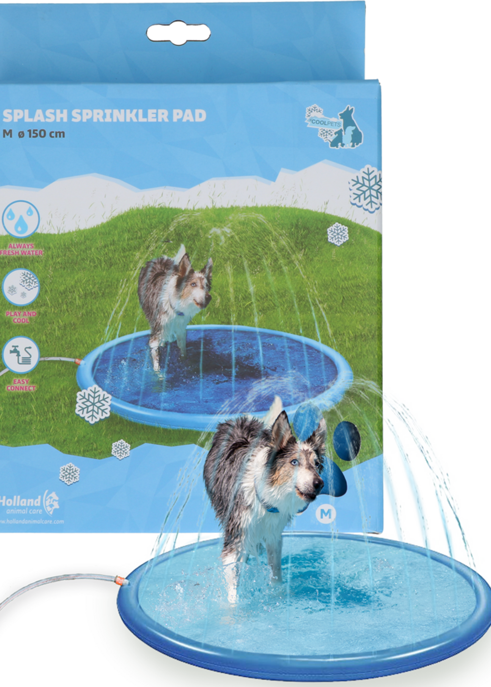 Coolpets Coolpets Splash Sprinkler Pad M 150 cm