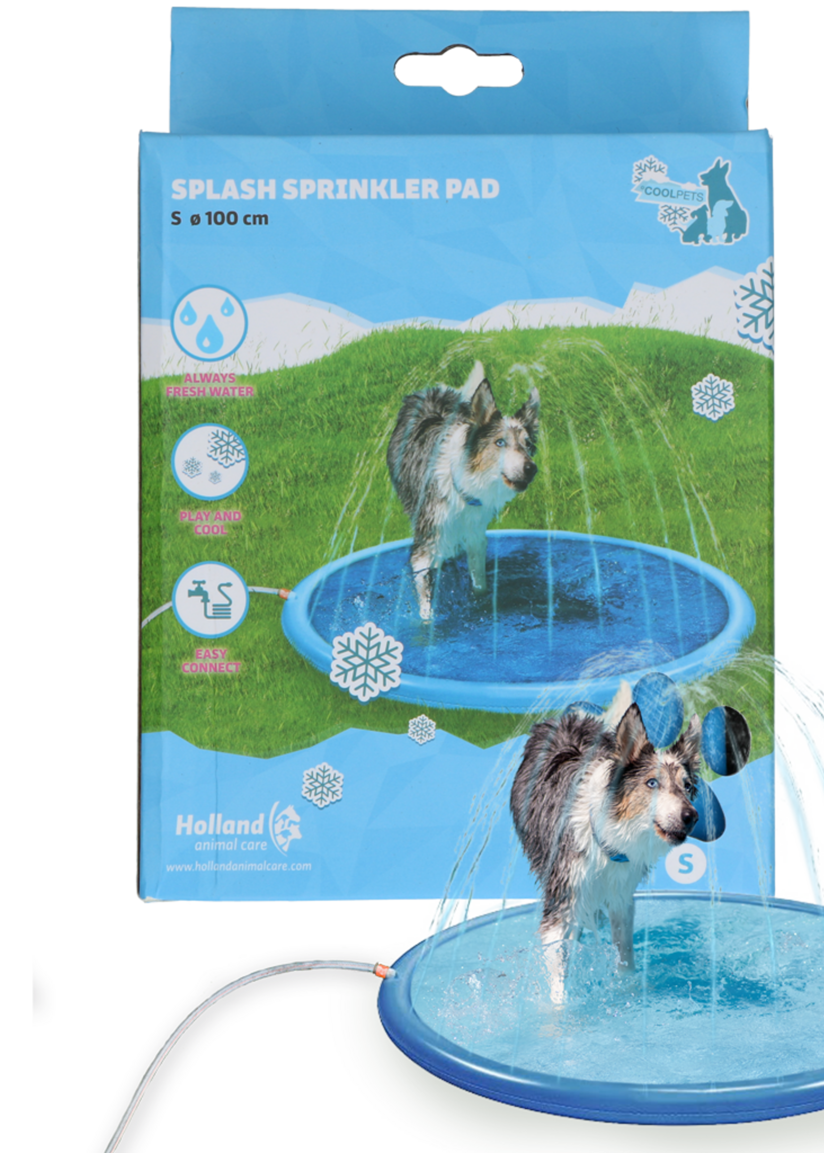 Coolpets Coolpets Splash Sprinkler Pad S 100 cm