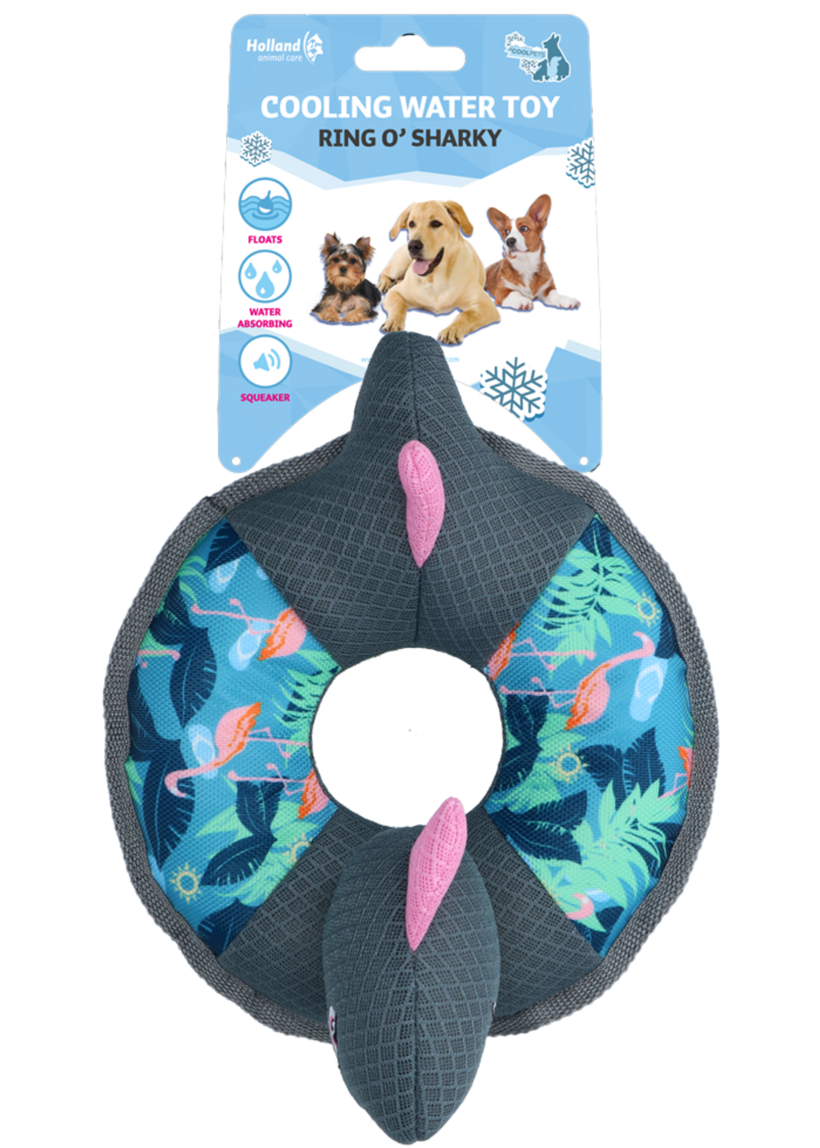 Coolpets CoolPets Ring O' Sharky Flamingo
