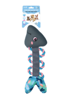 Coolpets CoolPets Pull Me! Fishy Rope Flamingo