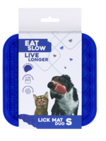 Eat Slow Live Longer Eat Slow Live Longer Lick Mat Duo S Blauw