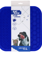 Eat Slow Live Longer Eat Slow Live Longer Lick Mat Duo L Blauw