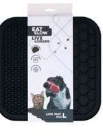 Eat Slow Live Longer Eat Slow Live Longer Lick Mat Duo L Grijs