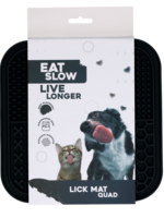 Eat Slow Live Longer Eat Slow Live Longer Lick Mat Quad Grijs