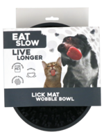 Eat Slow Live Longer Eat Slow Live Longer Lick Mat Wobble Bowl Grijs