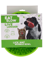 Eat Slow Live Longer Eat Slow Live Longer Lick Mat Wobble Bowl Groen