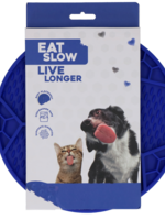 Eat Slow Live Longer Eat Slow Live Longer Lick Mat Soccer Ball Blauw