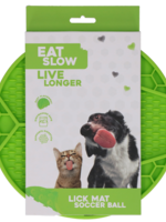 Eat Slow Live Longer Eat Slow Live Longer Lick Mat Soccer Ball Groen