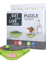 Eat Slow Live Longer Eat Slow Live Longer Puzzle Triangle