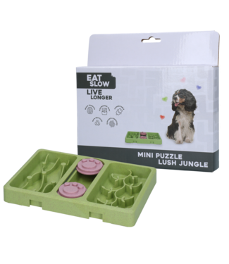 Eat Slow Live Longer Eat Slow Live Longer Mini Puzzle Lush Jungle