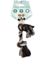 Floss Toss Natural Dental Ropes Floss Toss Dental Rope 2 Knot - 30 cm