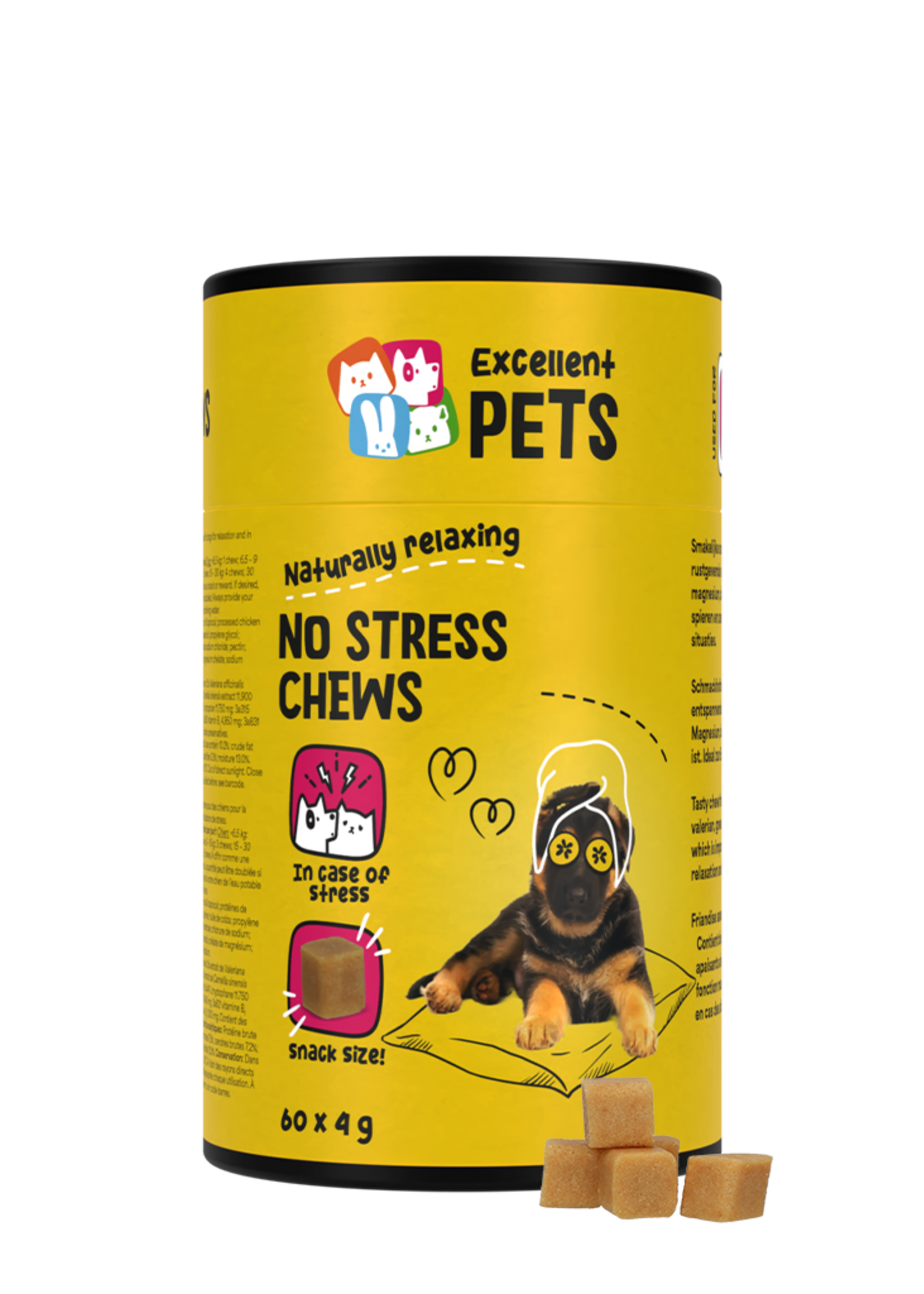 Excellent Pets Excellent Pets No Stress Soft Chews 60 Treats