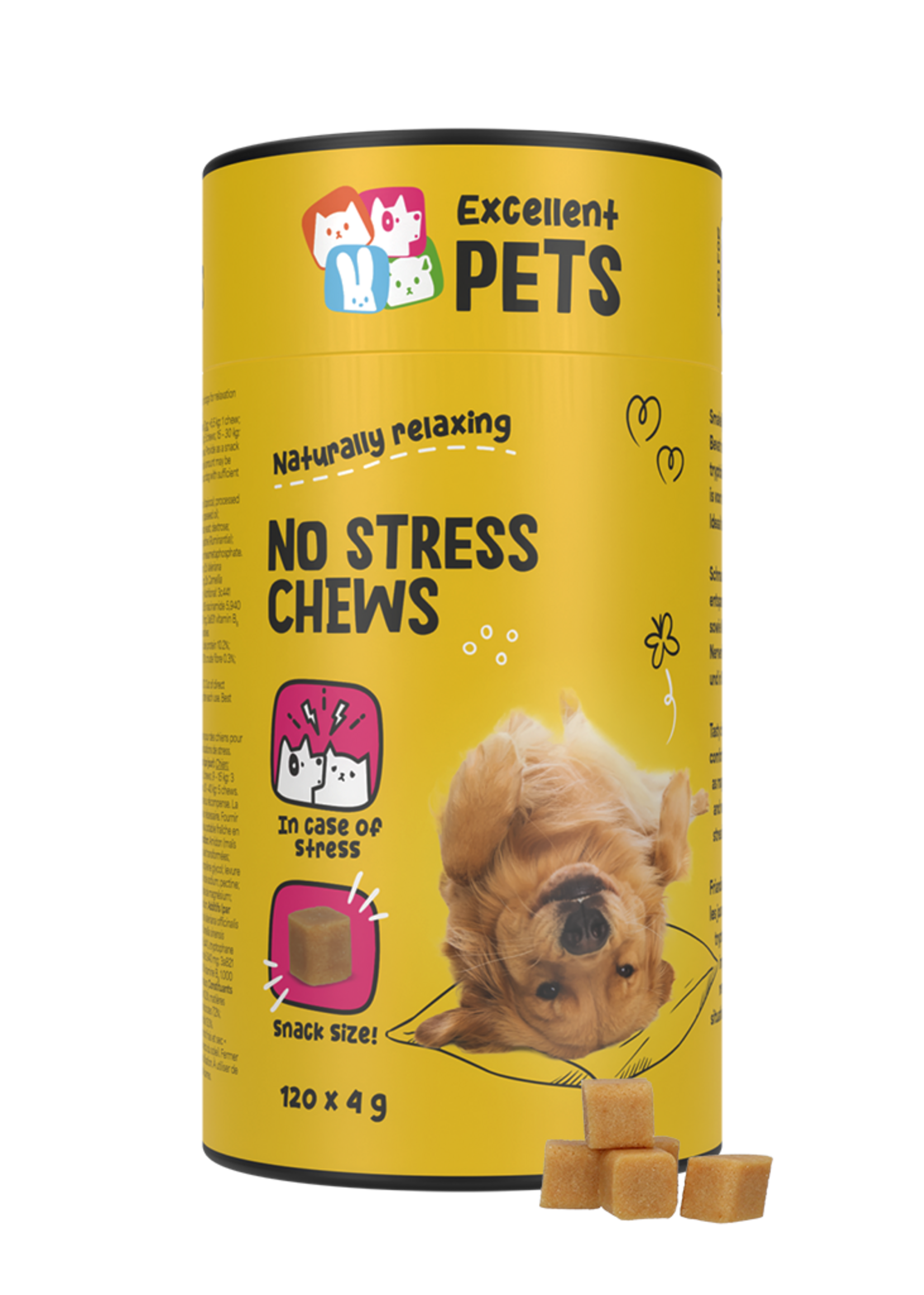 Excellent Pets Excellent Pets No Stress Soft Chews 120 Treats