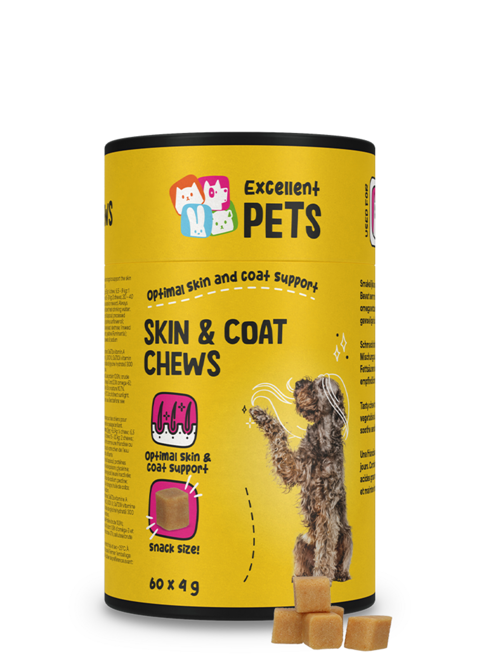 Excellent Pets Excellent Pets Skin & Coat Soft Chews 60 Treats