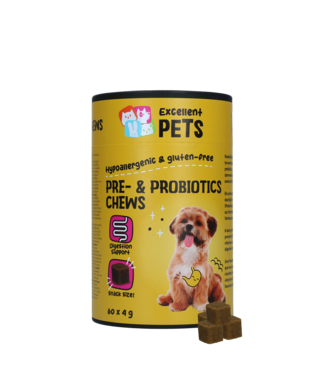Excellent Pets Excellent Pets Pre- & Probiotics Chews 60 Treats