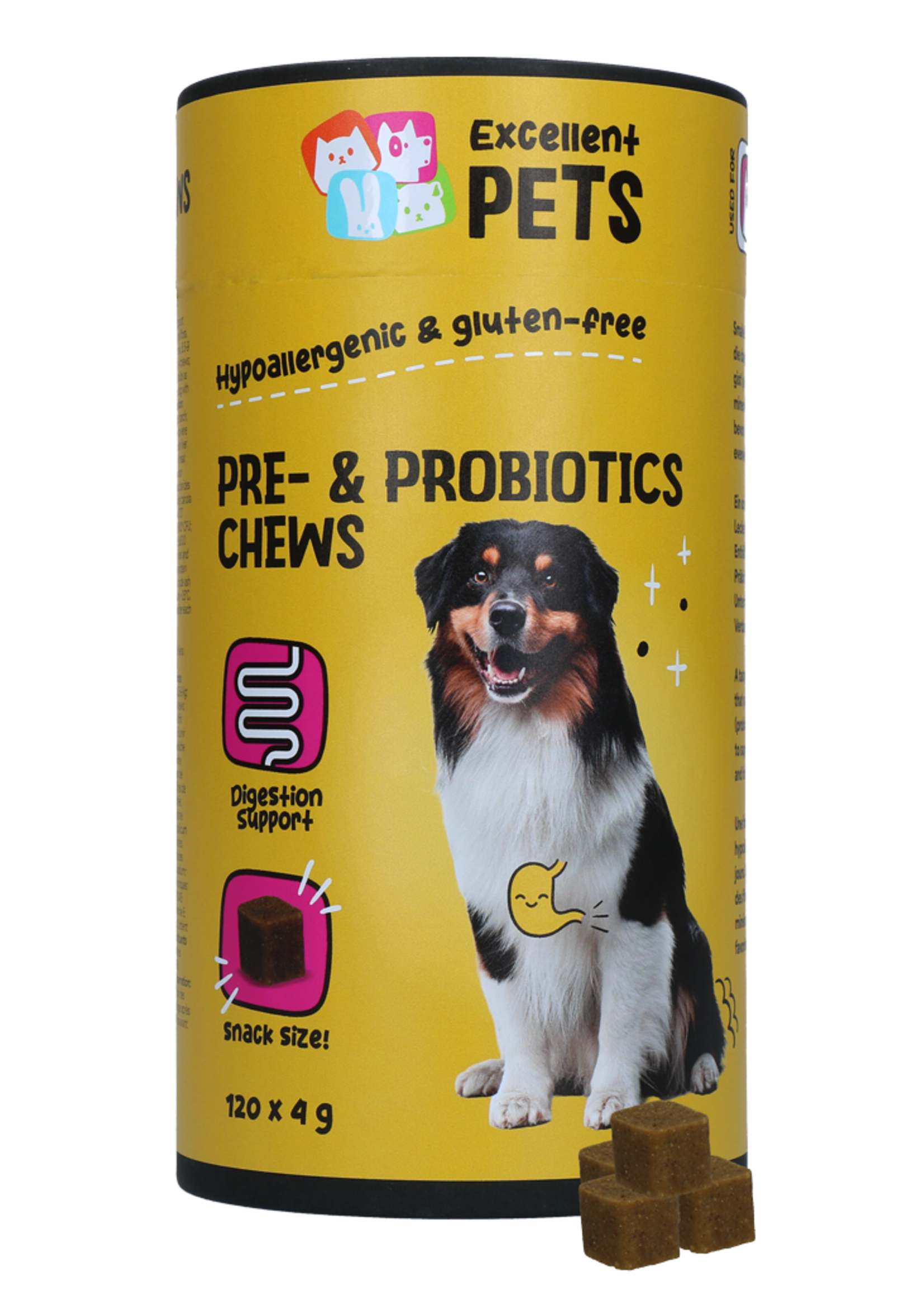 Excellent Pets Excellent Pets Pre- & Probiotics Chews 120 Treats