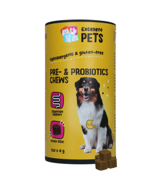 Excellent Pets Excellent Pets Pre- & Probiotics Chews 120 Treats