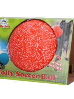 Jolly Pets Jolly Soccer Ball Oranje/Wit S (15 cm)