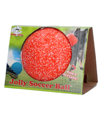 Jolly Pets Jolly Soccer Ball Oranje/Wit S (15 cm)