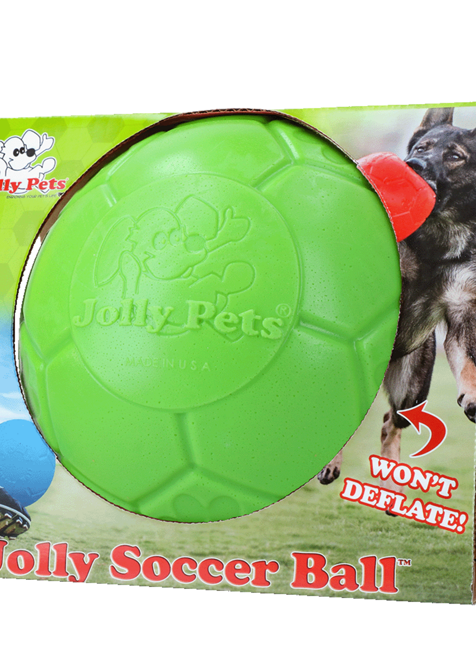 Jolly Pets Jolly Soccer Ball Groen L (20 cm)