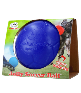 Jolly Pets Jolly Soccer Ball Blauw L (20 cm)