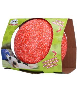 Jolly Pets Jolly Soccer Ball Oranje/Wit L (20 cm)