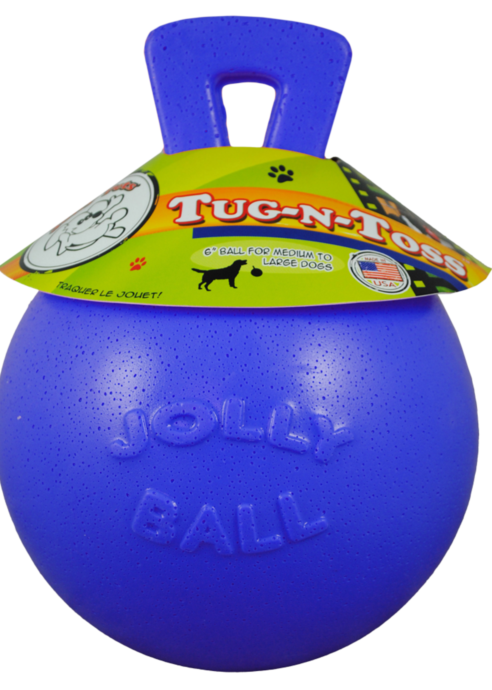 Jolly Pets Jolly Tug-n-Toss Blauw M (15 cm)