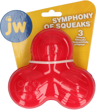 JW JW Symphony of Squeaks Rood