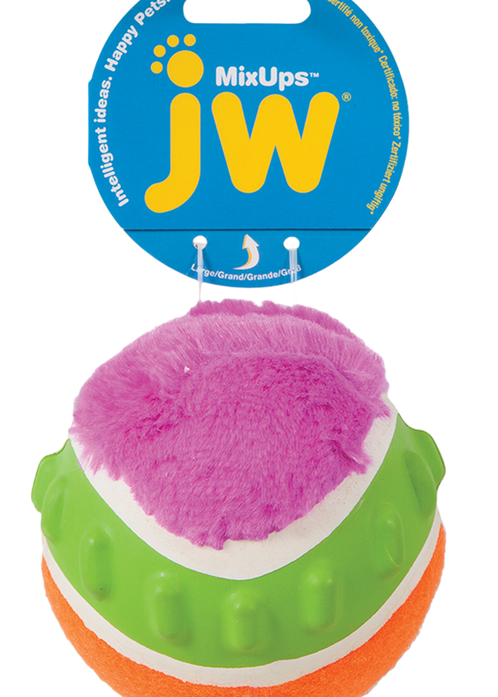 JW JW Mixups - Ribbed Ball L - 10 cm
