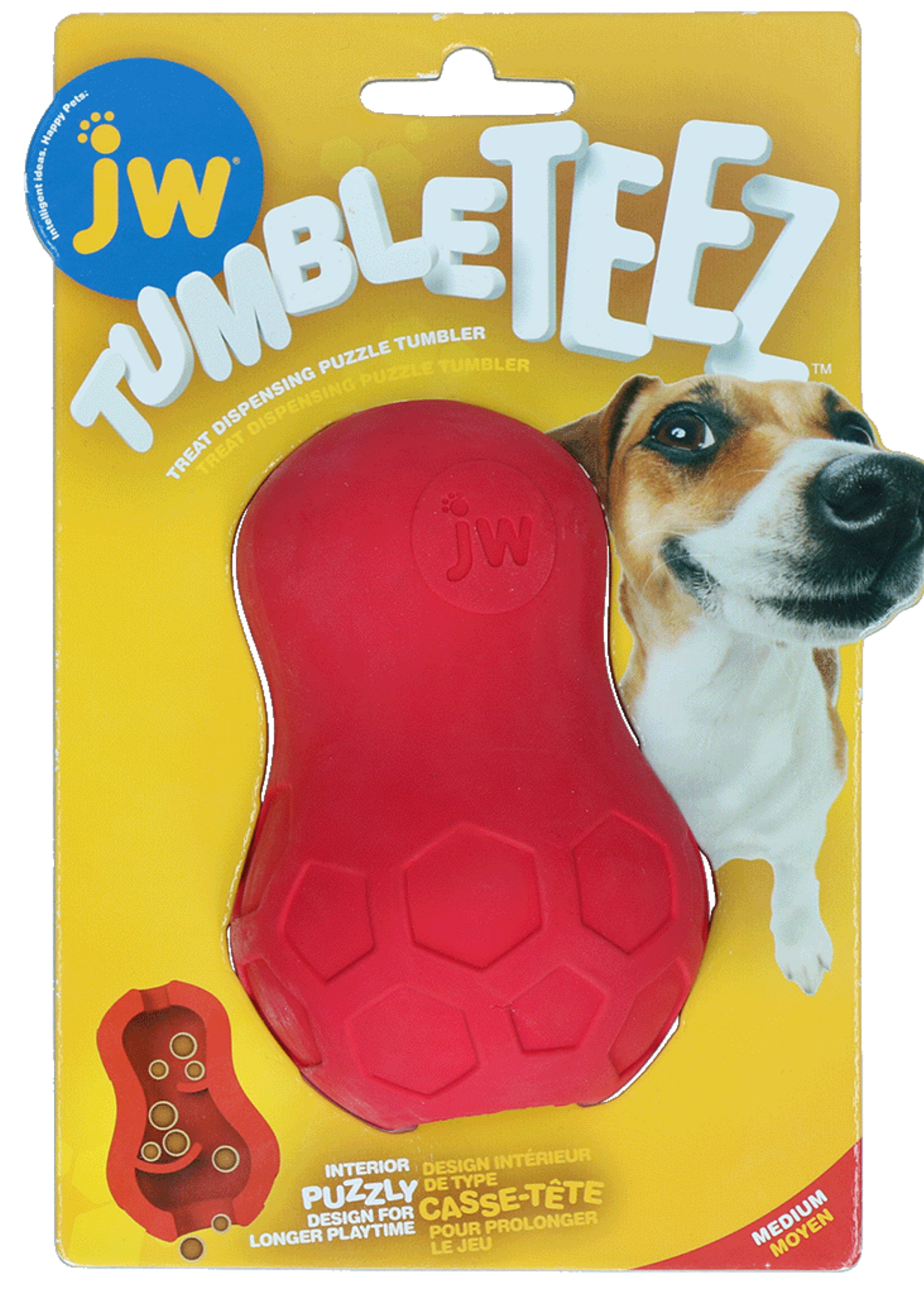 JW JW Tumble Teez Rood - M