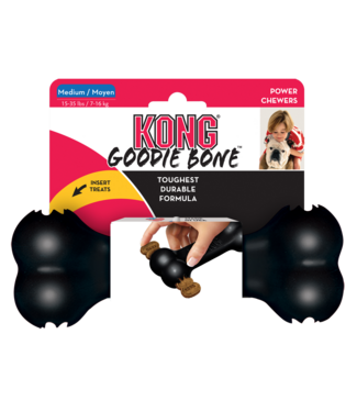 KONG KONG Goodie Bone Zwart M
