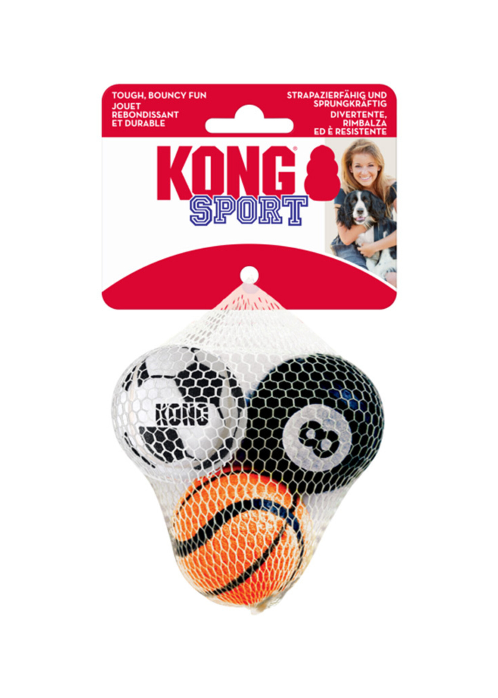 KONG KONG Sport Balls Assorti S (3-pack)