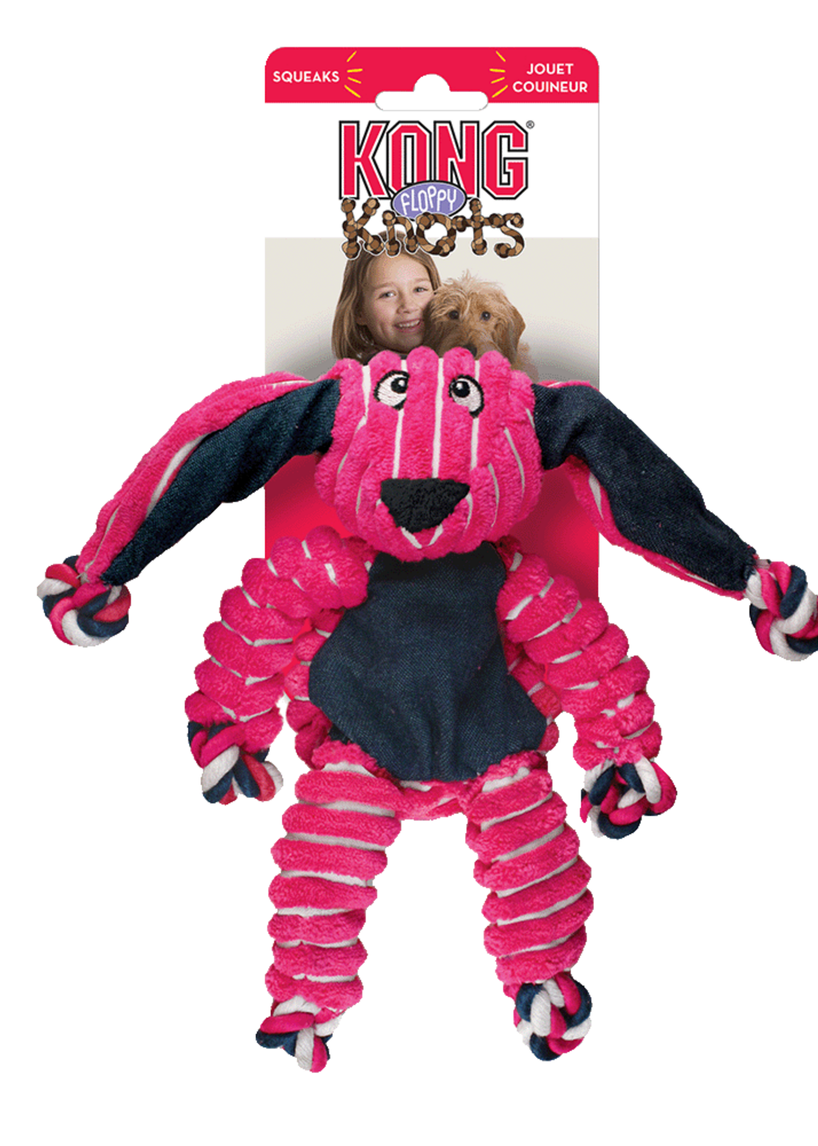 KONG KONG Floppy Knots Konijntje