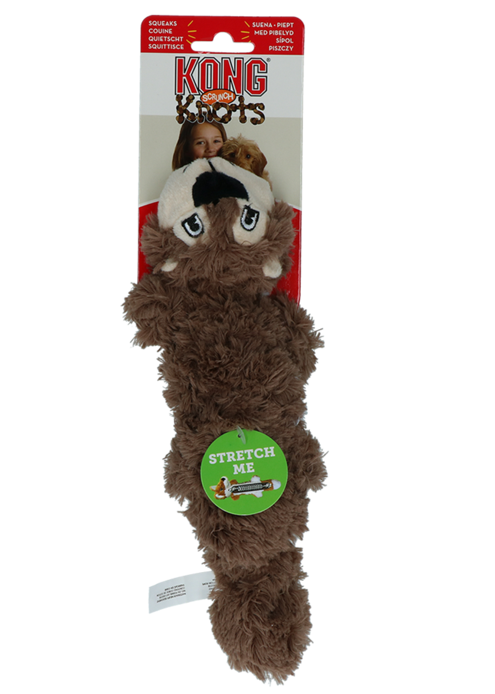 KONG KONG Scrunch Knots Eekhoorn S/M