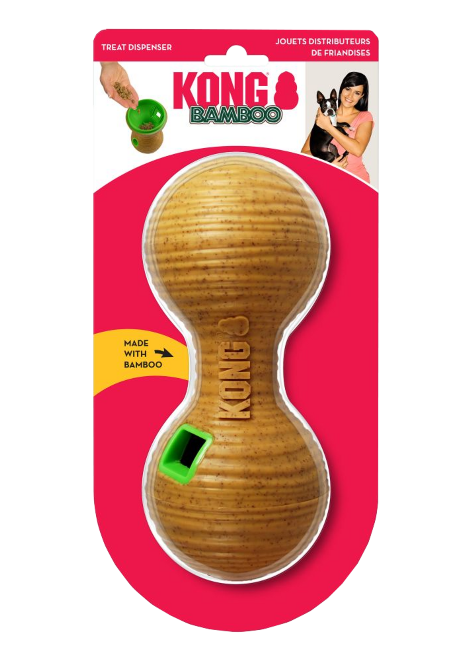 KONG KONG Bamboo Feeder Dumbbell
