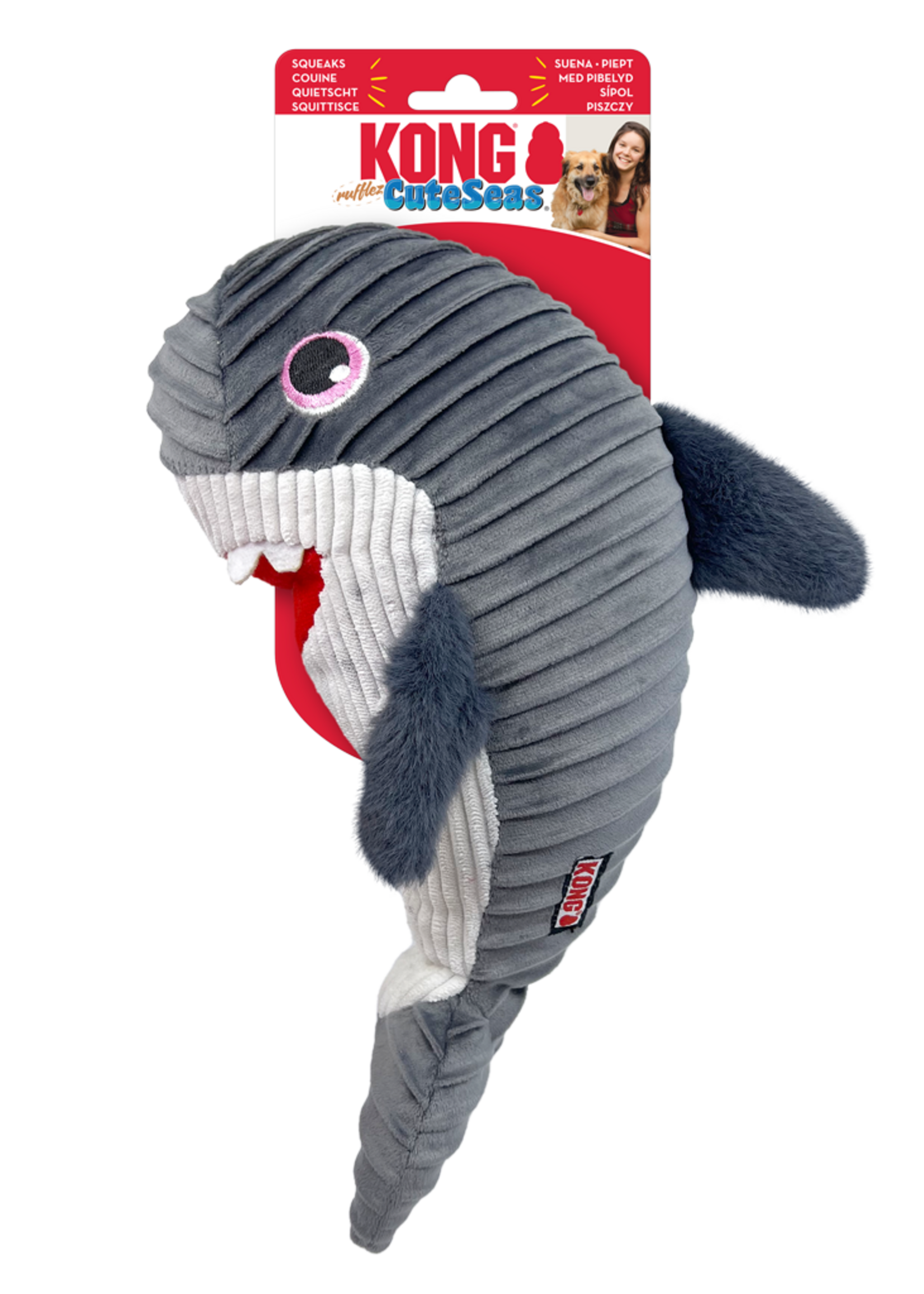 KONG KONG CuteSeas Rufflez Shark M/L