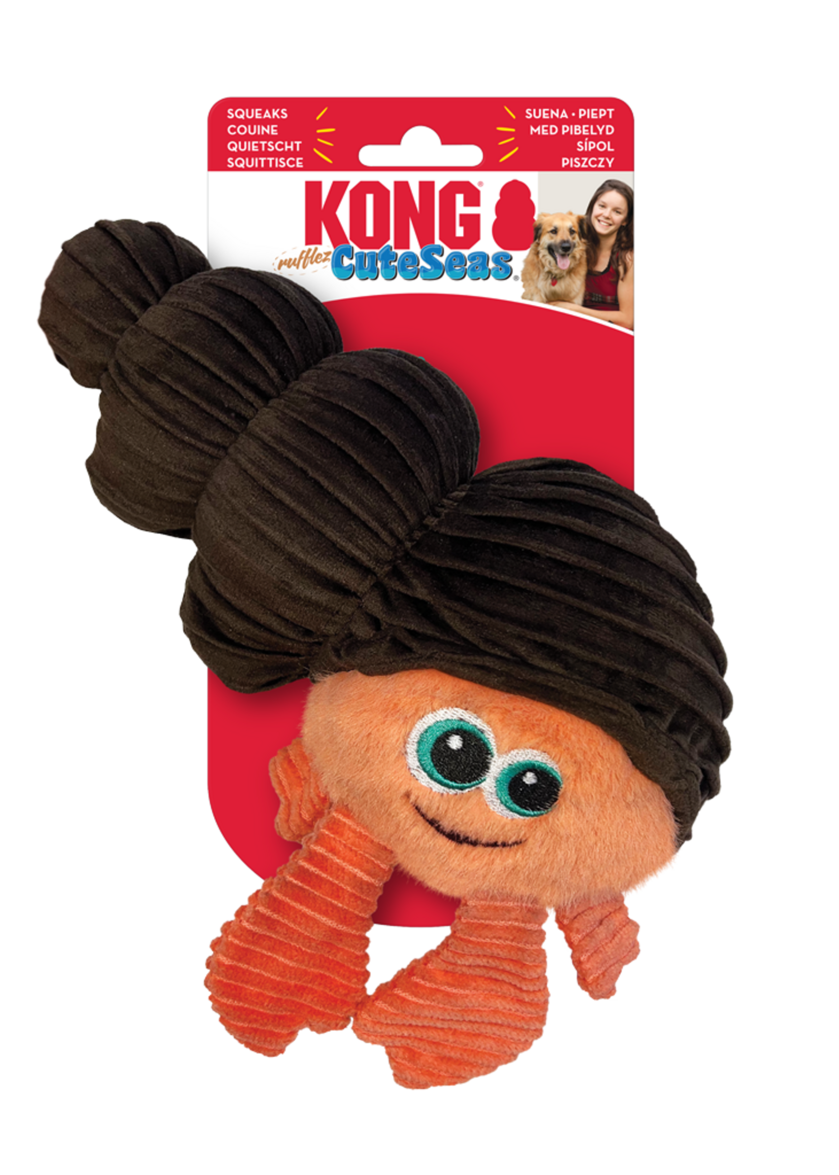 KONG KONG CuteSeas Rufflez Hermit Crab S/M