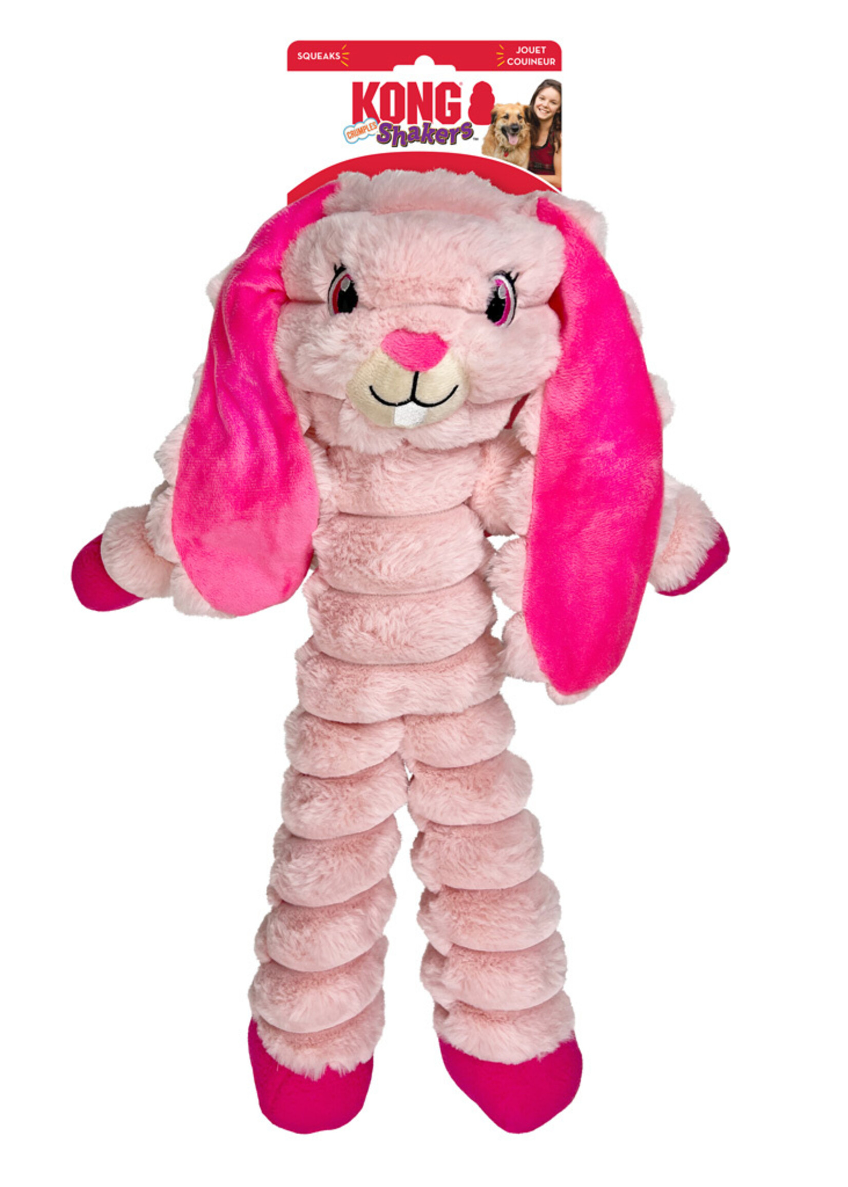 KONG KONG Shakers Crumples Bunny XL