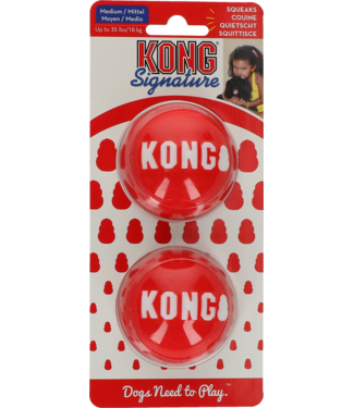 KONG KONG Signature Ball M 2-Pack