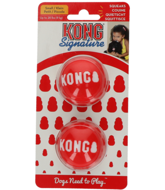 KONG KONG Signature Ball S 2-Pack